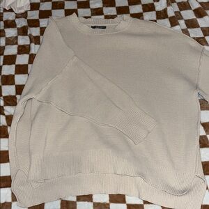 Cream Knit Sweater